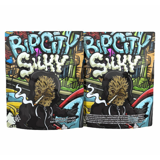 Bip Gty silky Weed Mylar Bags 3.5 Grams