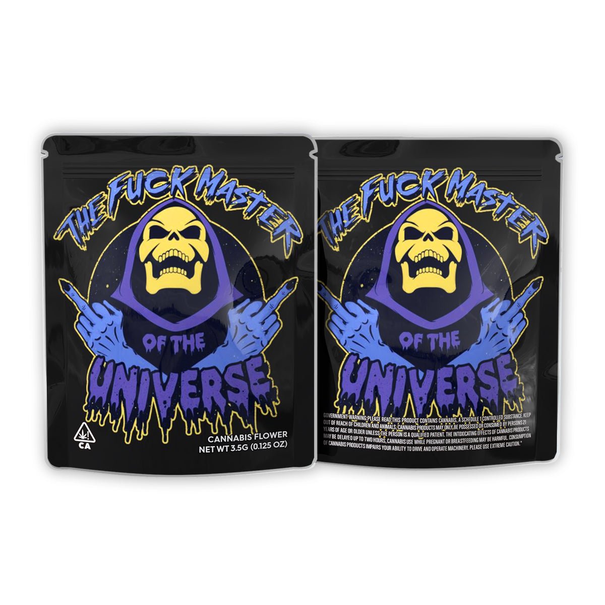 Master of The Universe Weed Mylar Bags 3.5 Grams