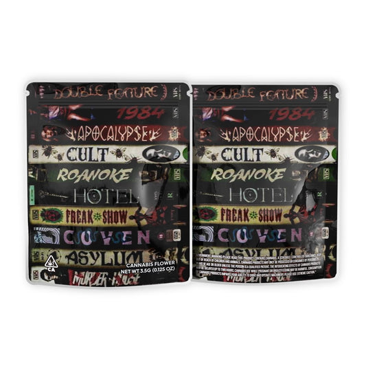 Apocalypse Cult Roanoke Weed Mylar Bags 3.5 Grams