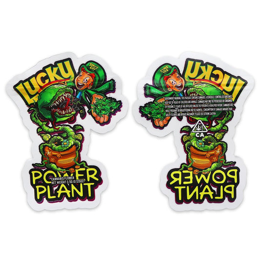 Lucky Power Plant Jokes Up Weed Mylar Bags 3.5 Grams