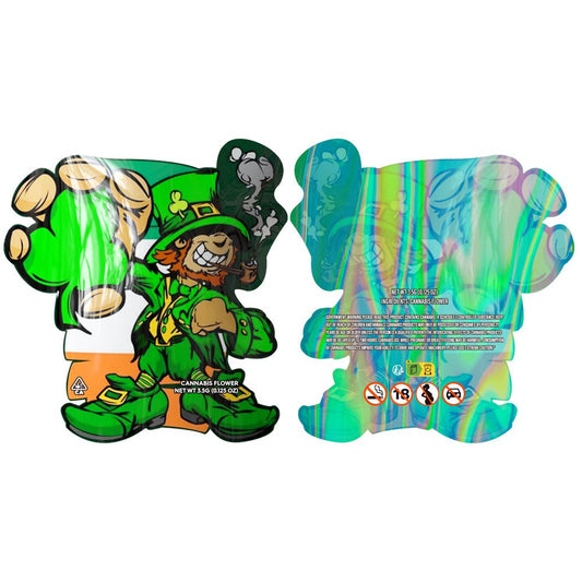 Lucky Clover Charm Mylar Bags 3.5 Grams