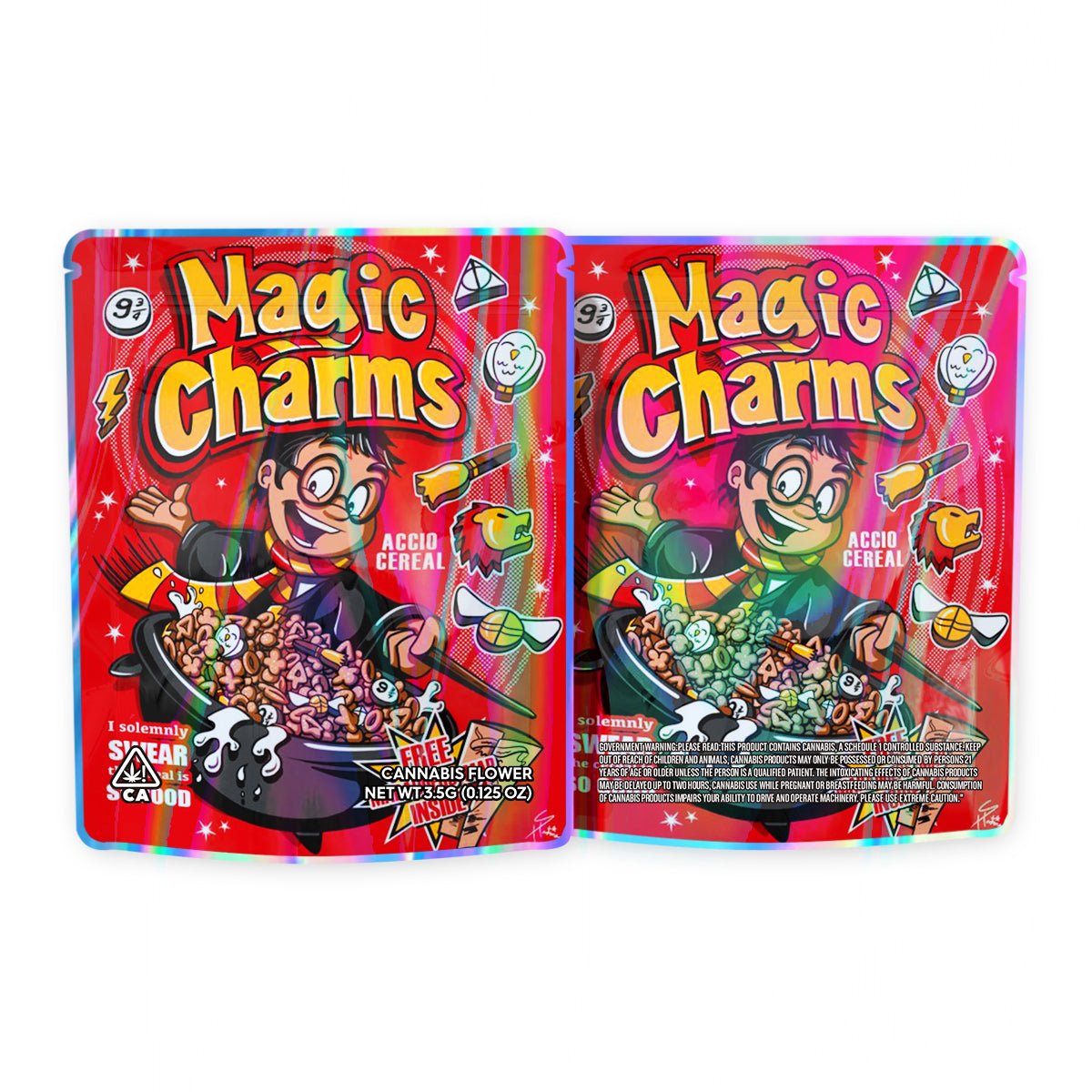 Magic Charms Mylar Bags 3.5 Grams