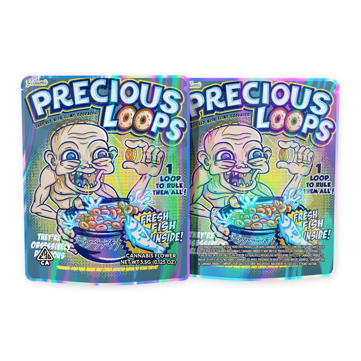 Preclous Loops Mylar Bags 3.5 Grams