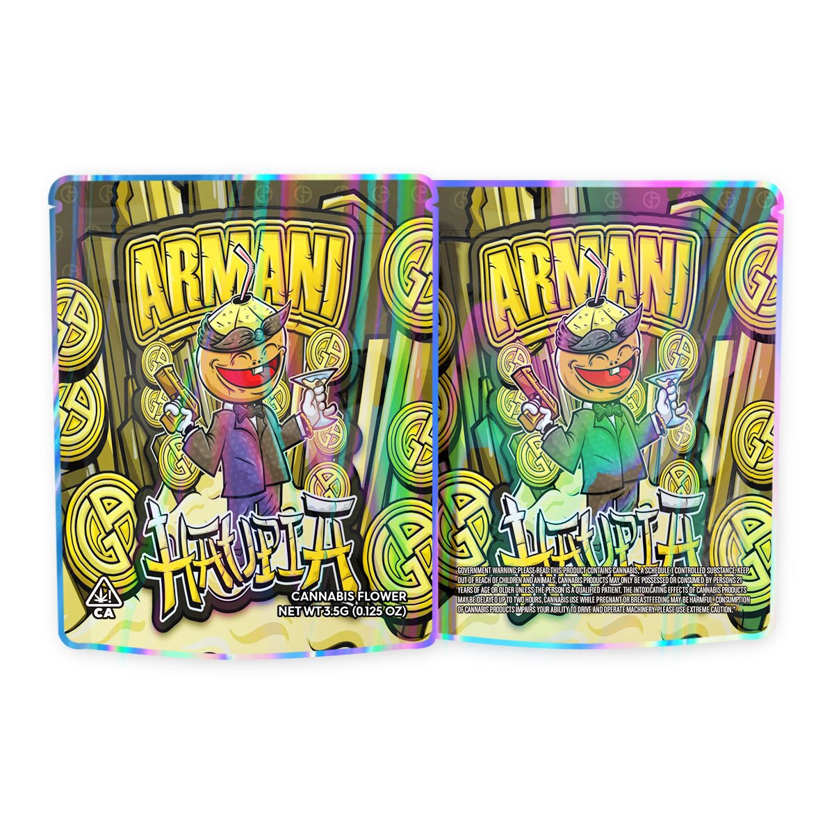 Arman Haupia Mylar Bags 3.5 Grams