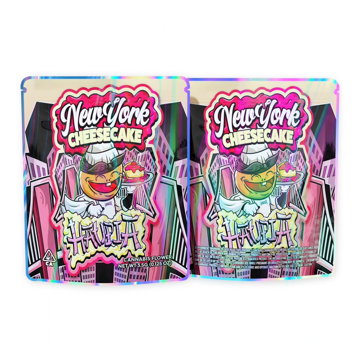 New York Cheesecake Haupia Mylar Bags 3.5 Grams