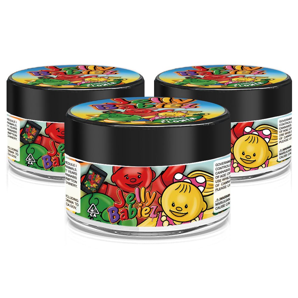 2oz Jars with Stickers (Jars included)