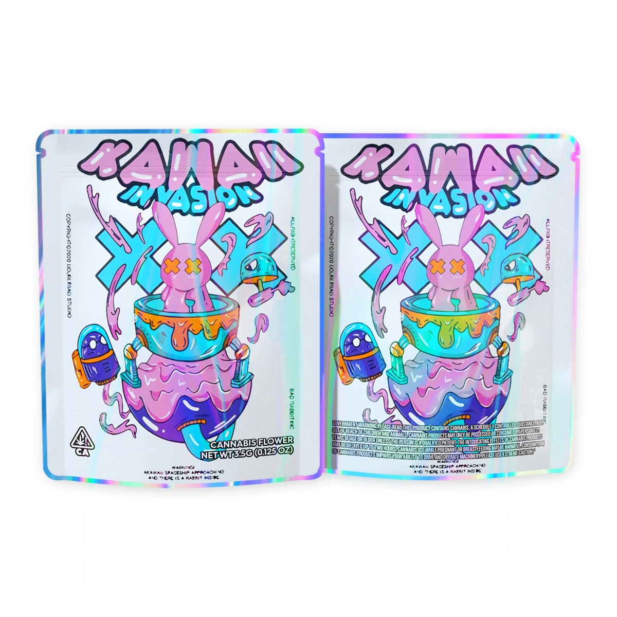 Kawall Inyasion Mylar Bags 3.5 Grams