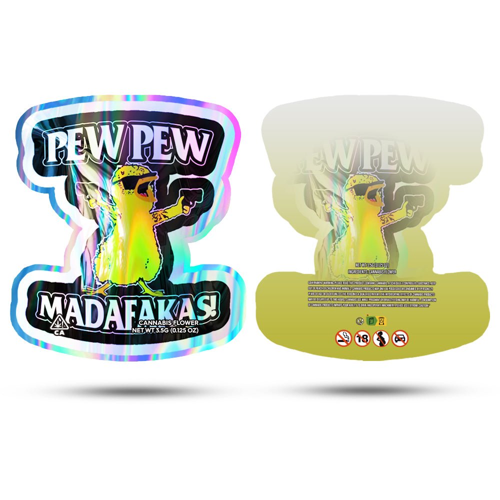 Pew Pew Madafakas Mylar Bags 3.5 Grams