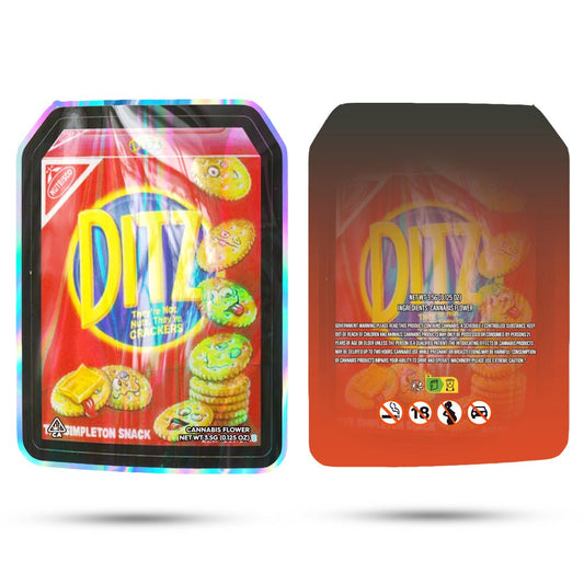 Ditz Cookies Mylar Bags 3.5 Grams