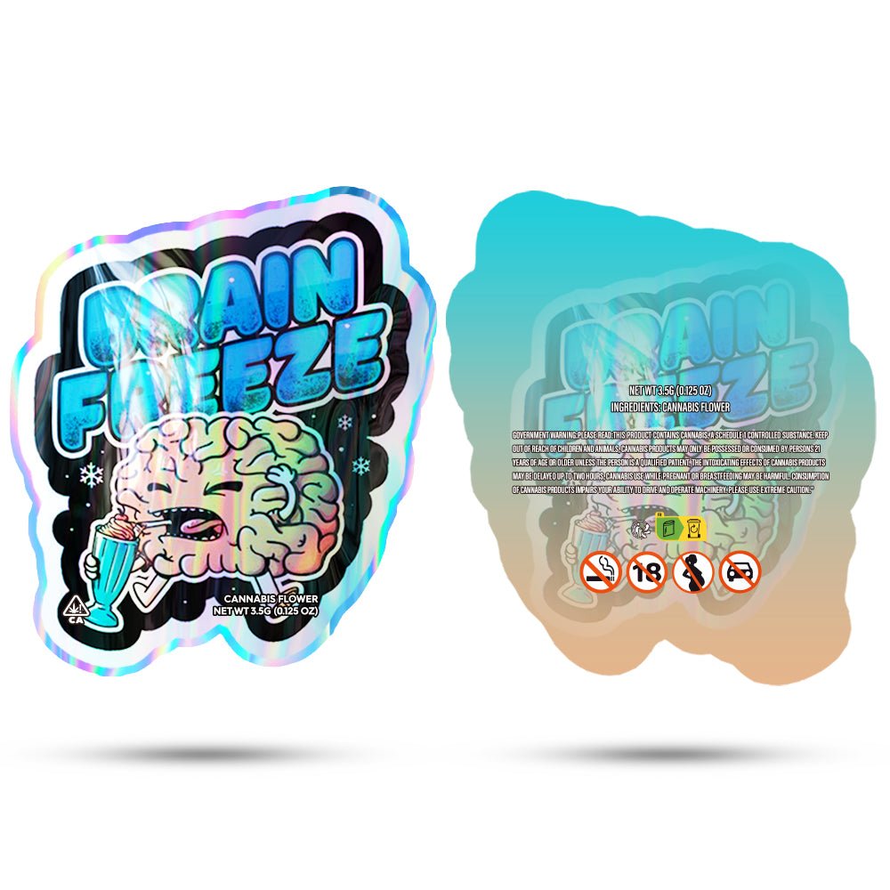 Brain Freeze Mylar Bags 3.5 Grams