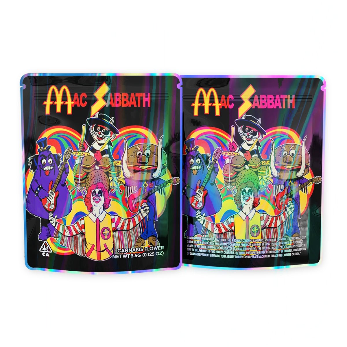 Clown Play Mylar Bags 3.5 Grams