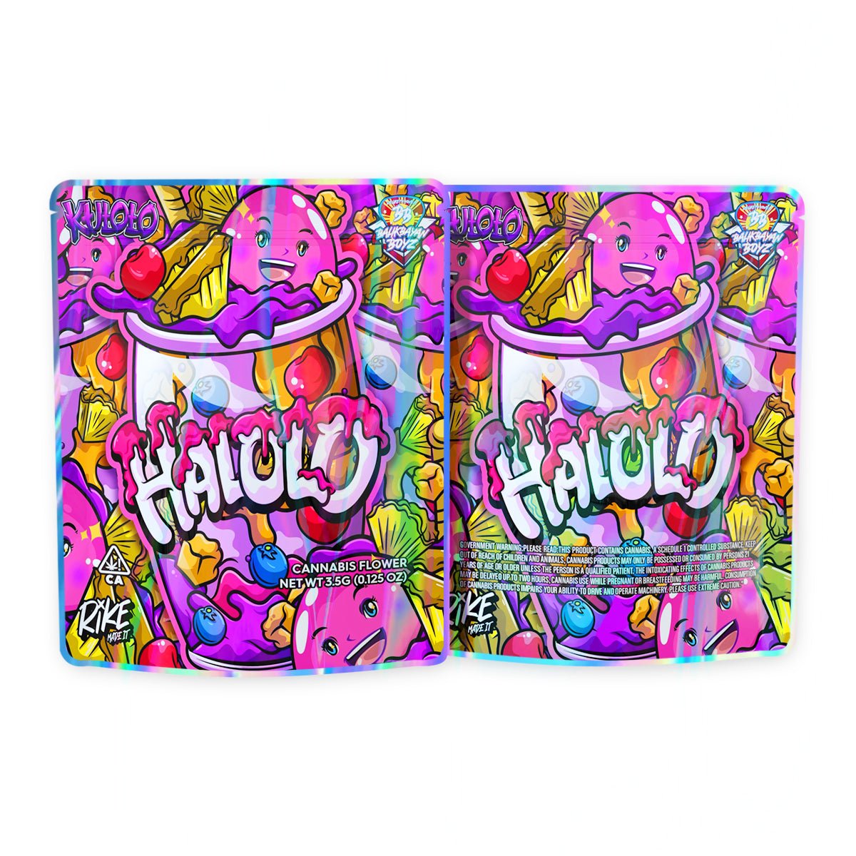 Halolo Kulolo Mylar Bags 3.5 Grams