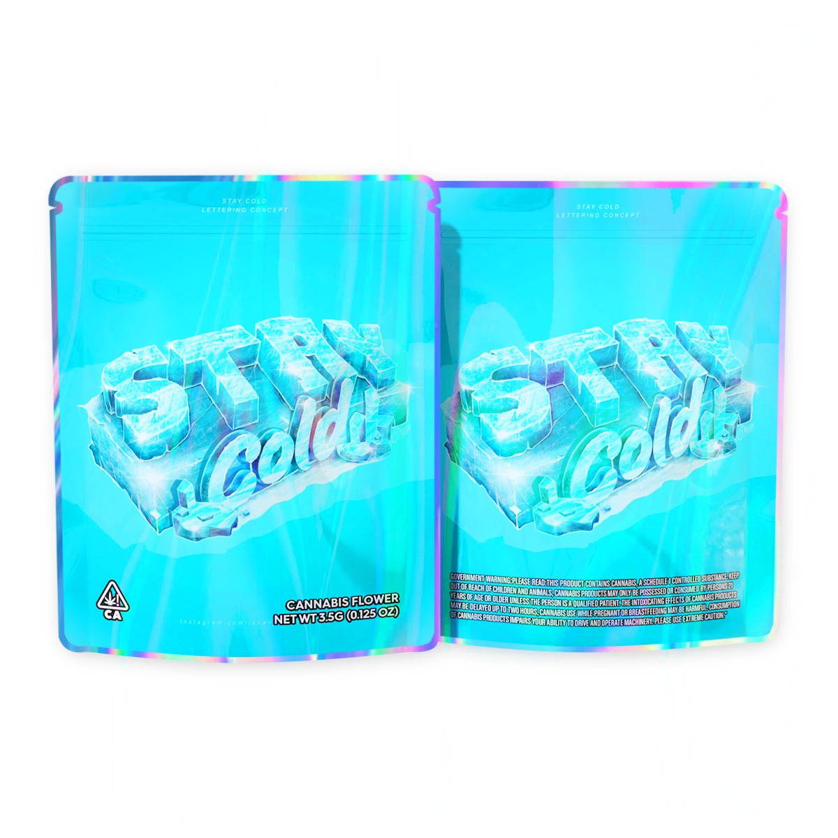 Stay Gold Mylar Bags 3.5 Grams