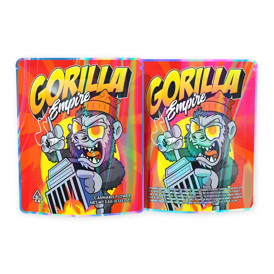 Gorilla Empire Mylar Bags 3.5 Grams