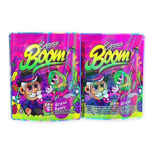 Canna Boom Mylar Bags 3.5 Grams