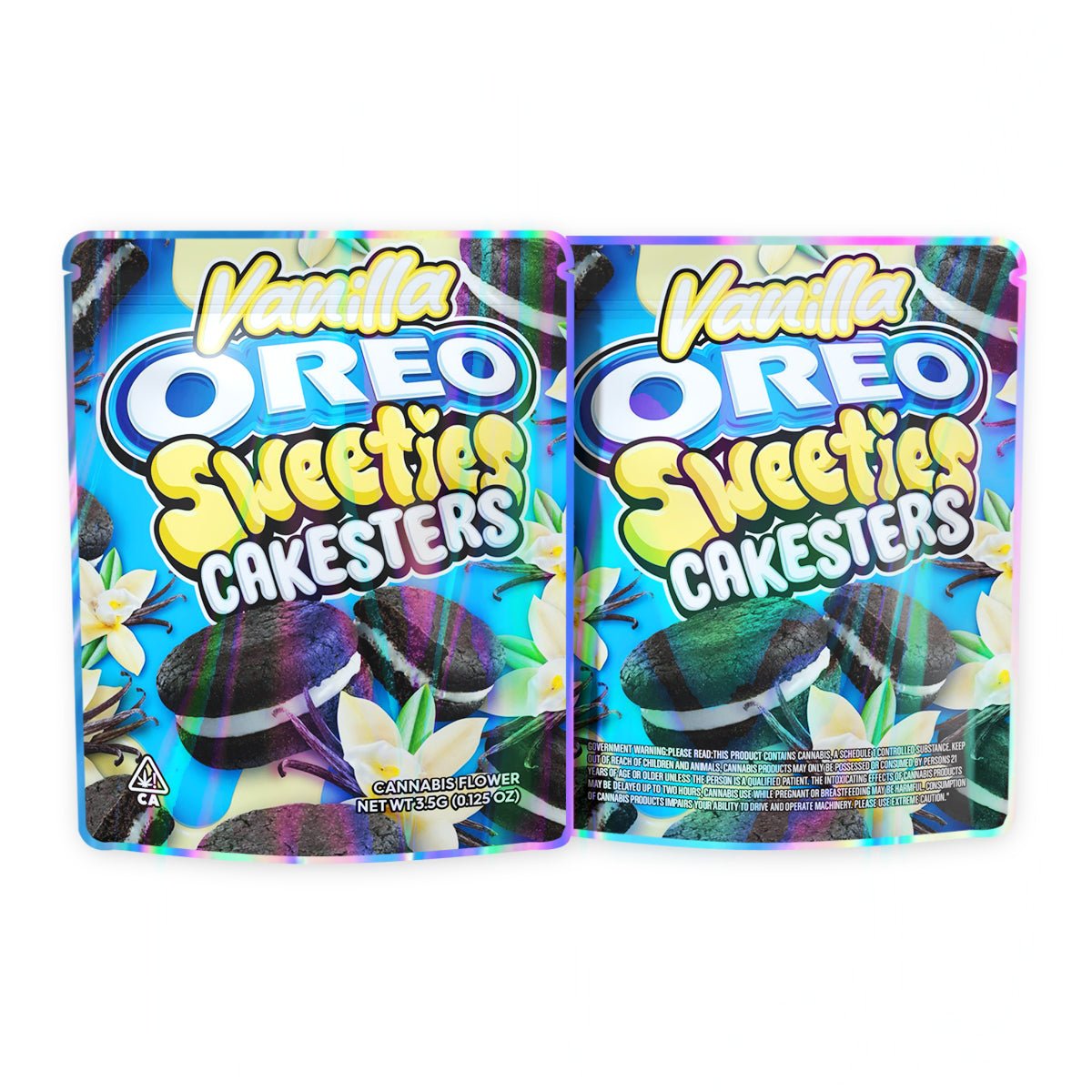 Vanilla oreo Sweeties Cakesters Mylar Bags 3.5 Grams