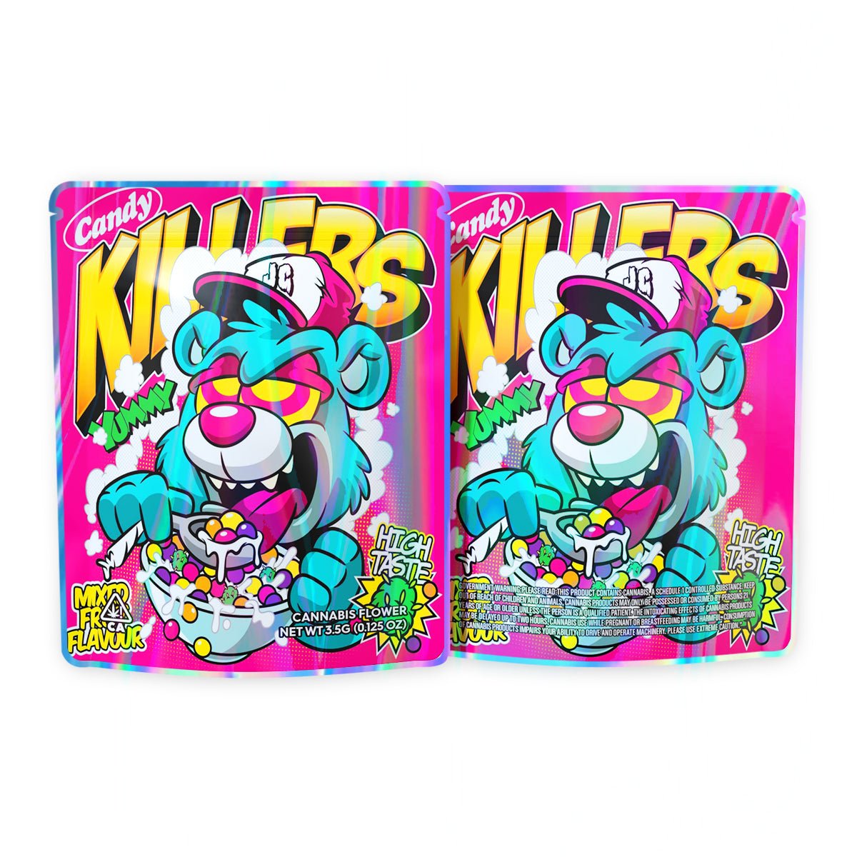 Candy Killers Mylar Bags 3.5 Grams