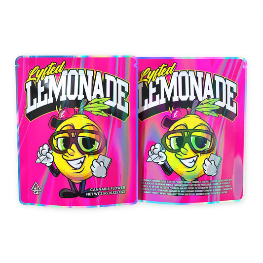 Lyrted Lemonade Mylar Bags 3.5 Grams