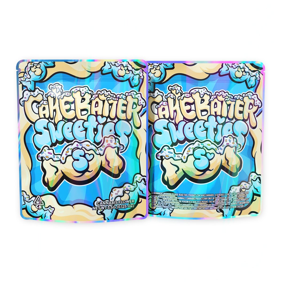 Cakebatter Sweeties Mylar Bags 3.5 Grams