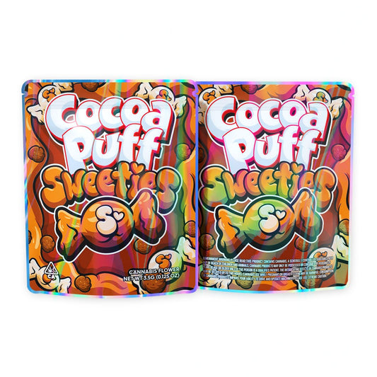 Cocoa puff Sweeties Mylar Bags 3.5 Grams