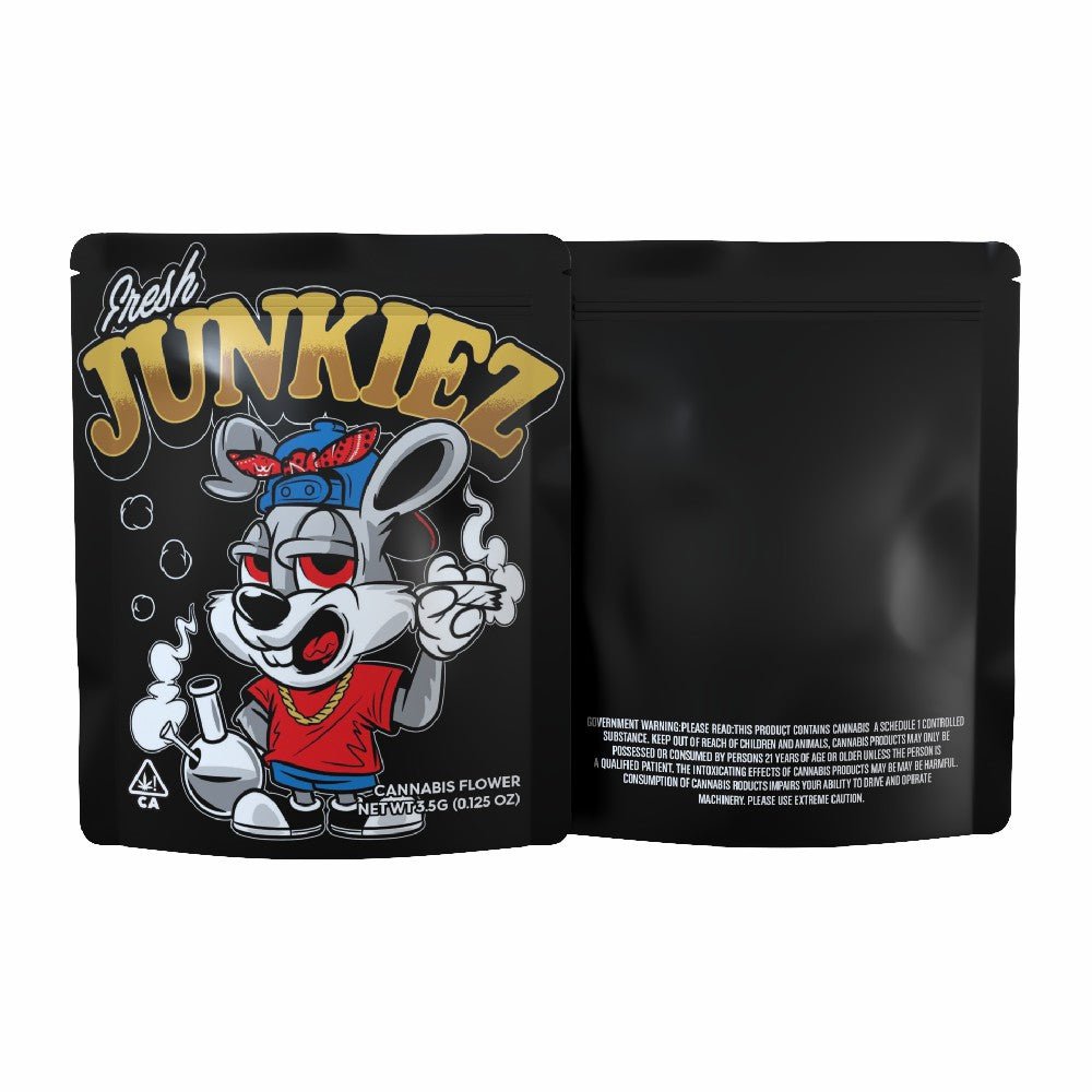 Junkiez Mylar Bags 3.5 Grams