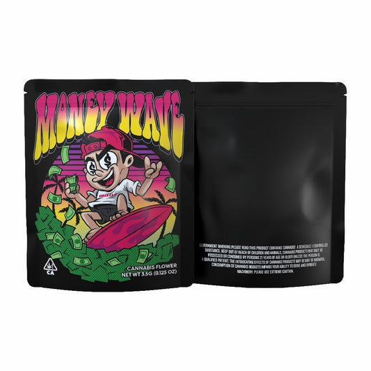 Maney Wave Mylar Bags 3.5 Grams