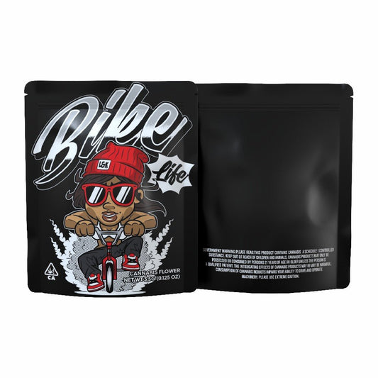 Bike Gile Mylar Bags 3.5 Grams