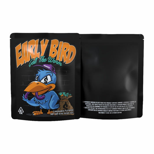 Early Bird Gets The Wonm Mylar Bags 3.5 Grams