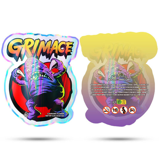 Grimace Mylar Bags 3.5 Grams