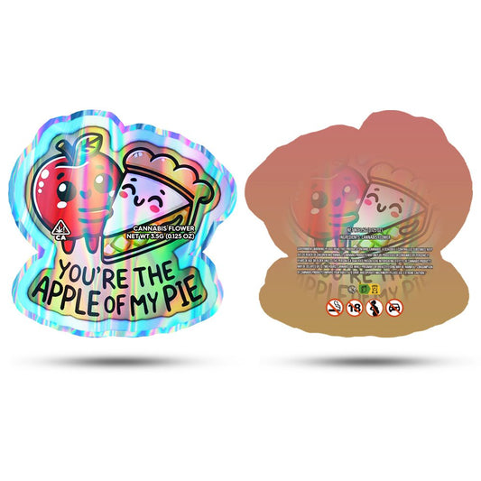 You're The Apple of My Pie Mylar Bags 3.5 Grams