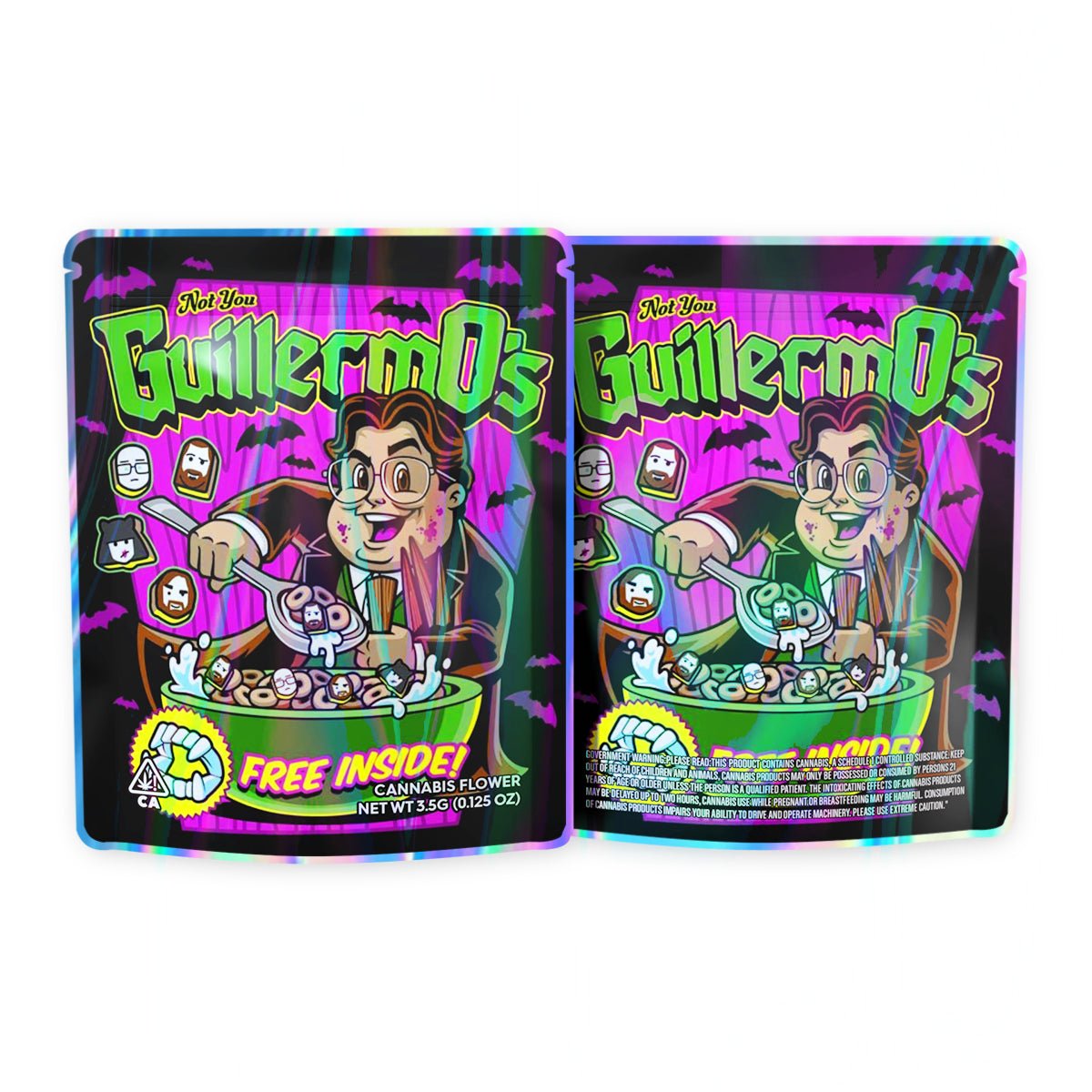 Guillermo's Mylar Bags 3.5 Grams