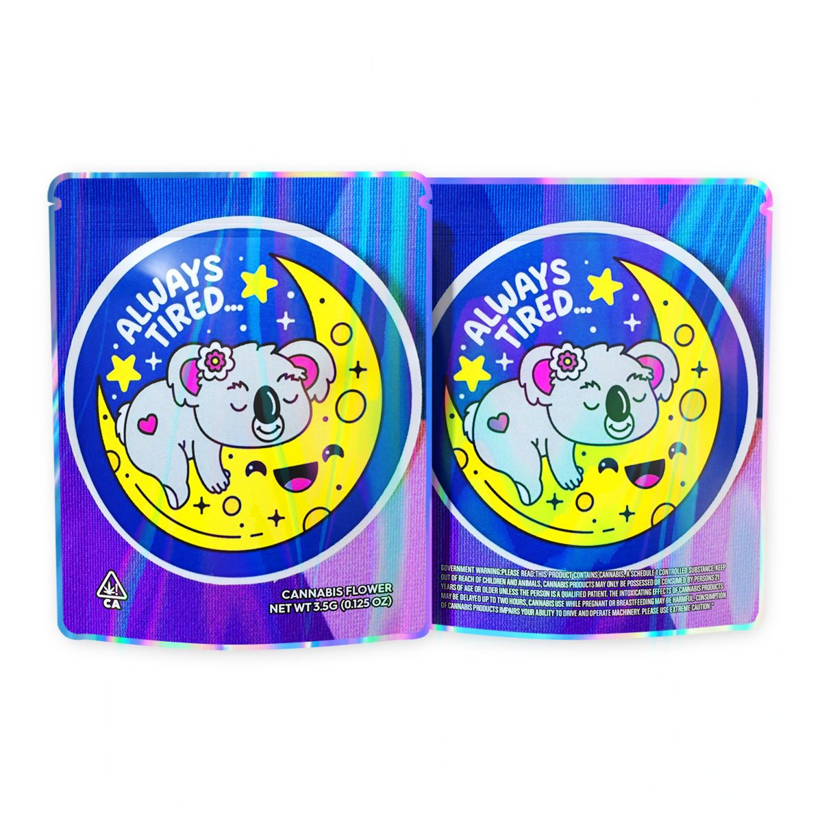 Always Tired Mylar Bags 3.5 Grams