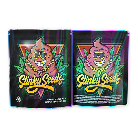 Stinky Seeds Mylar Bags 3.5 Grams