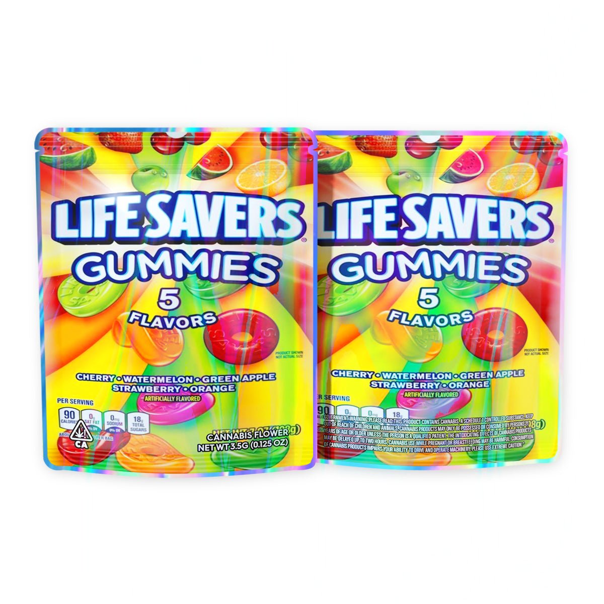 Lifesavers Gummies Mylar Bags 3.5 Grams