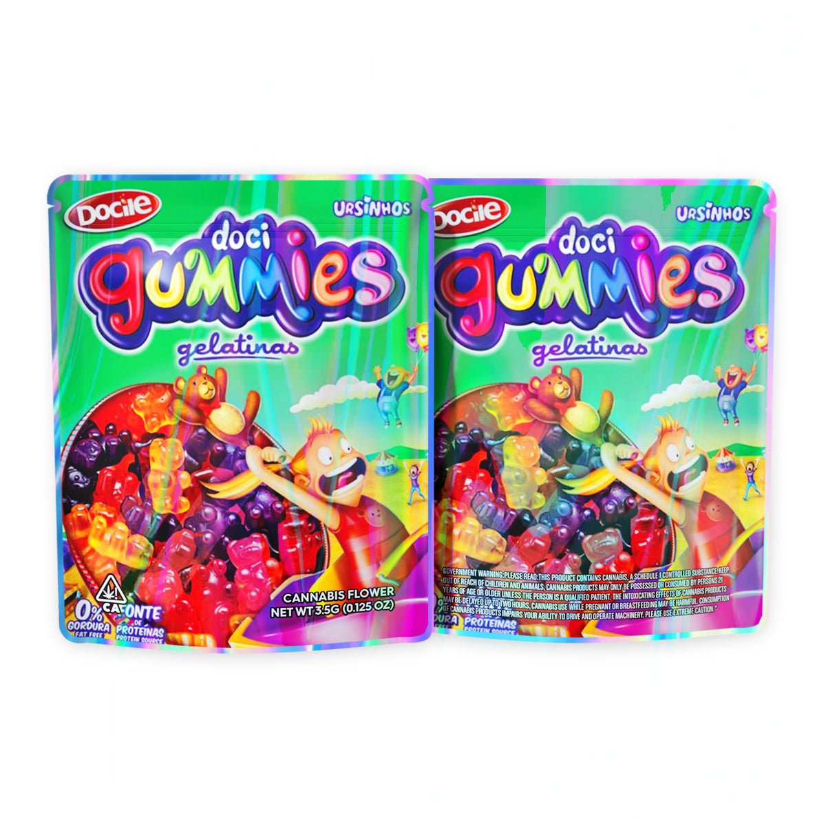 Ursinhos Gummies Mylar Bags 3.5 Grams