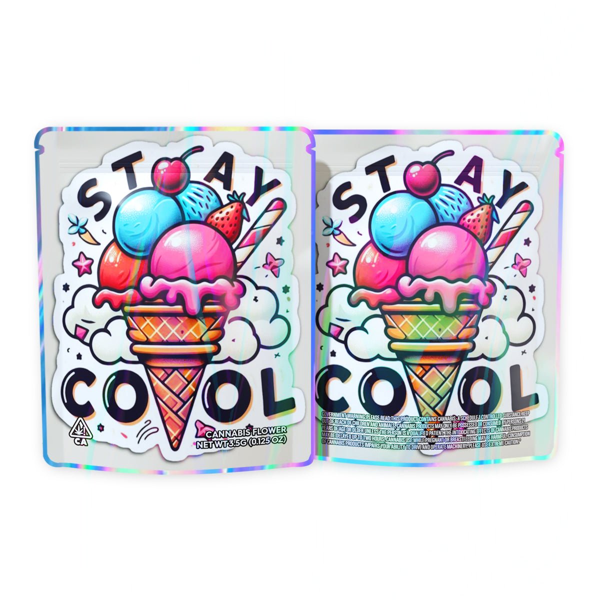 Stay Cool Mylar Bags 3.5 Grams