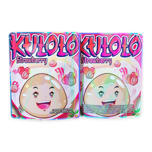 Kutoto Strawberry Mylar Bags 3.5 Grams