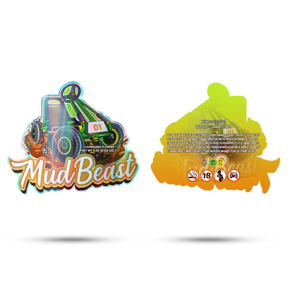 Mud Beast Mylar Bags 3.5 Grams