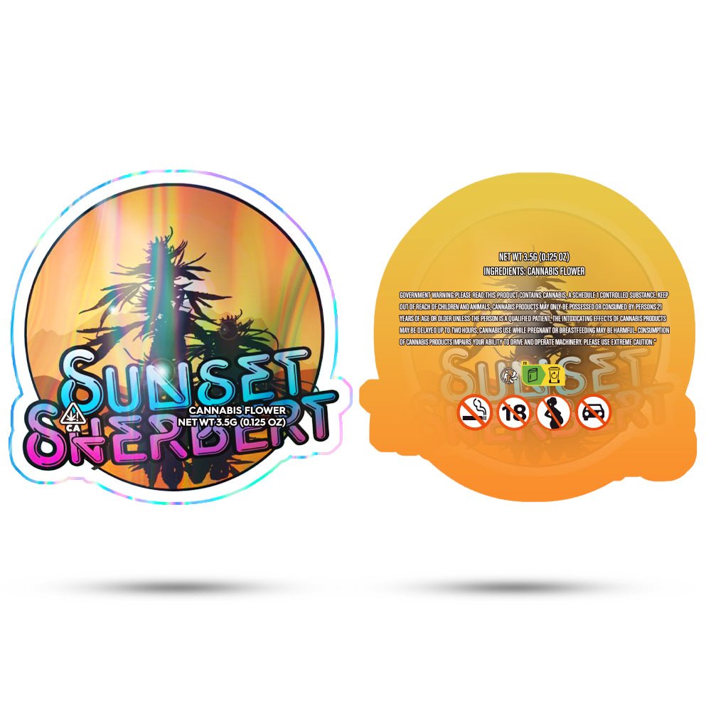 Sunset Sherbet Mylar Bags 3.5 Grams