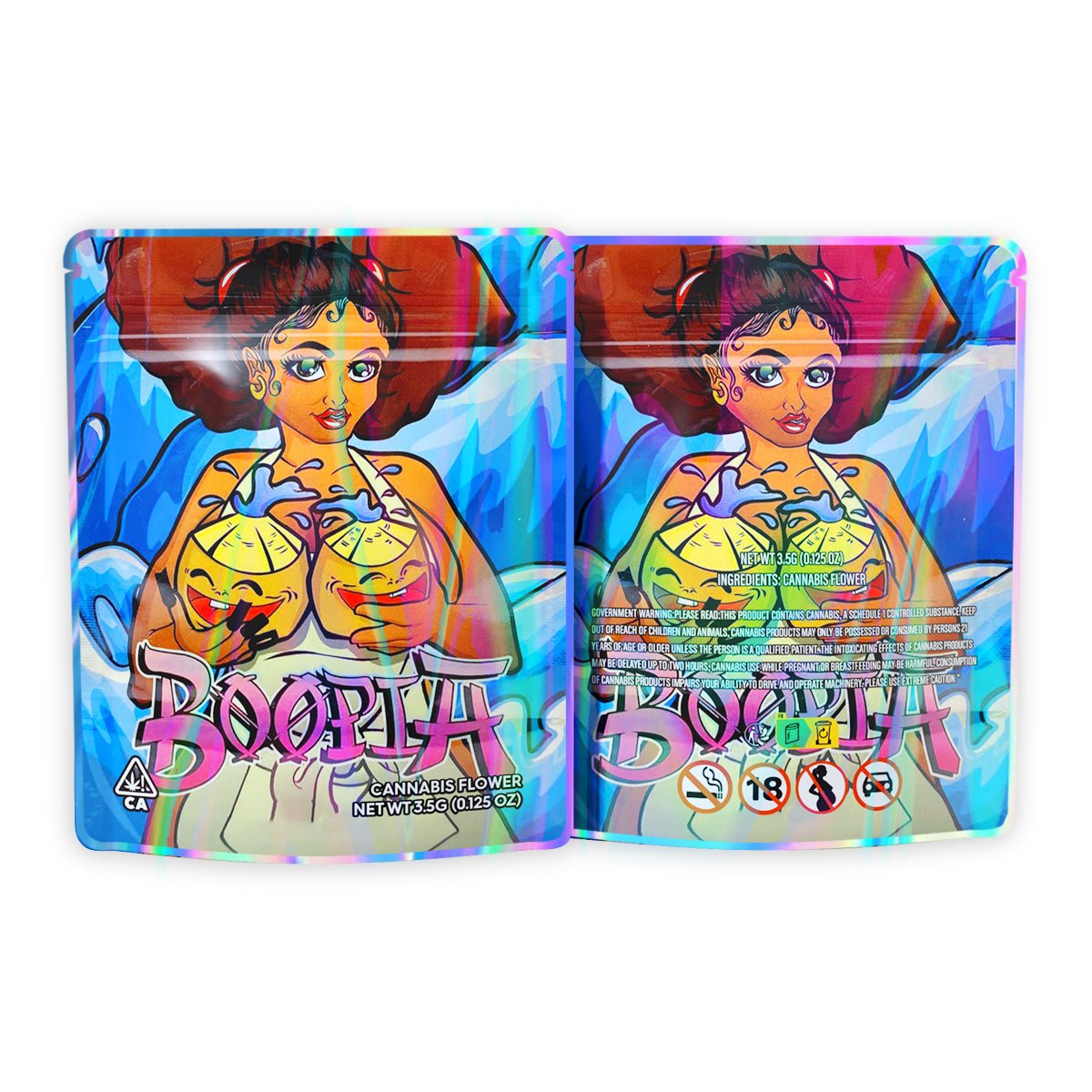 Boopia Mylar Bags 3.5 Grams