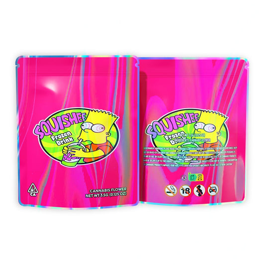 Squishee Frozen Drink Mylar Bags 3.5 Grams