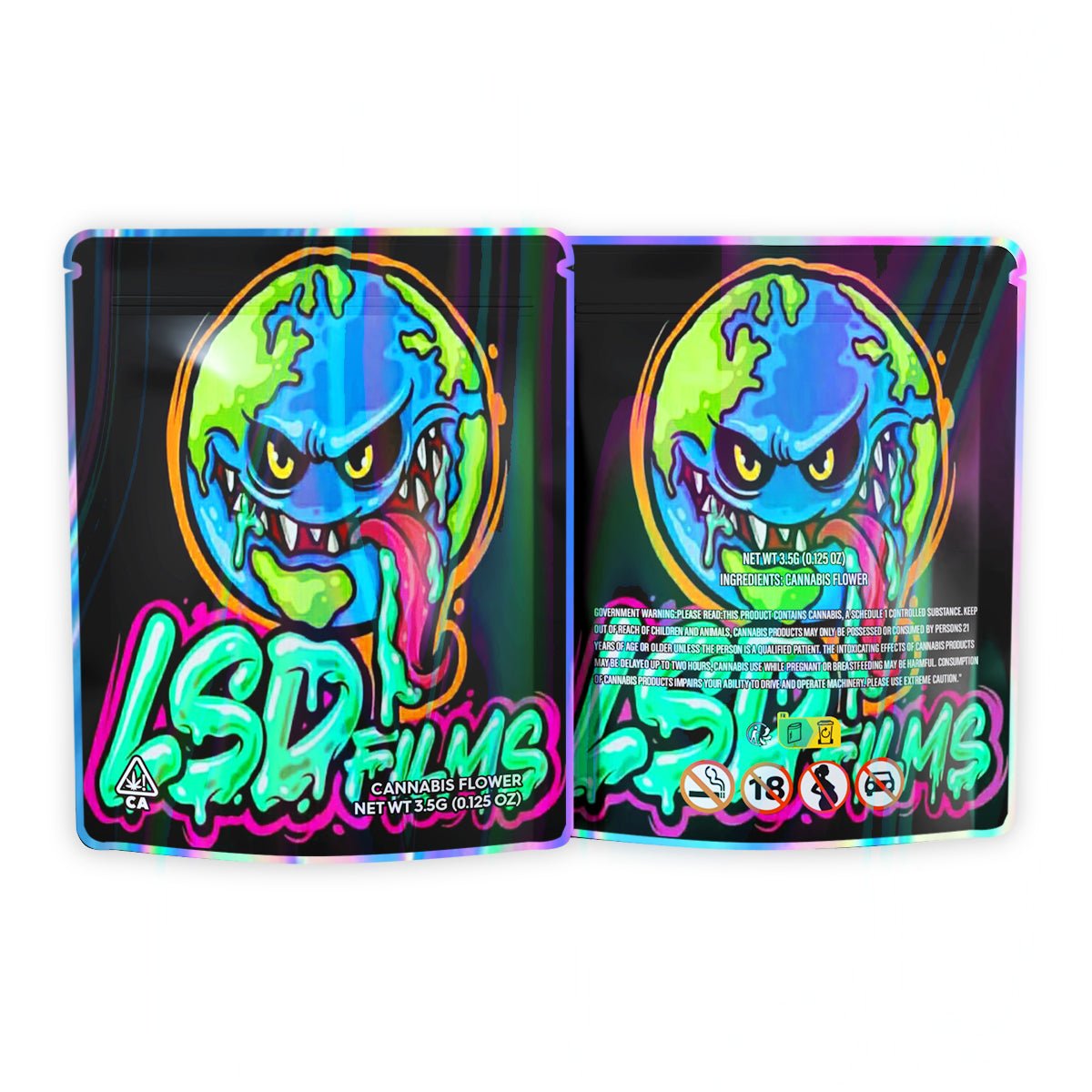 LSD Films Mylar Bags 3.5 Grams