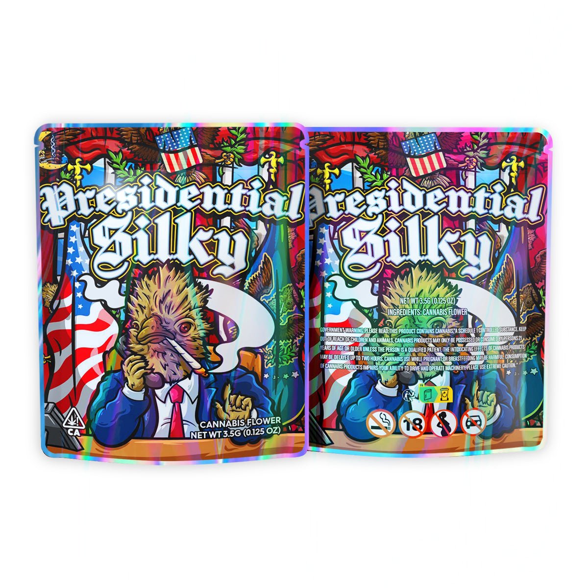 Dresioential Silky Mylar Bags 3.5 Grams