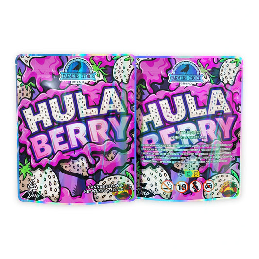 Hula Berry Mylar Bags 3.5 Grams