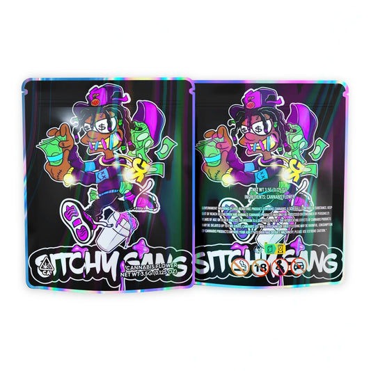 Sitchy Gang Mylar Bags 3.5 Grams