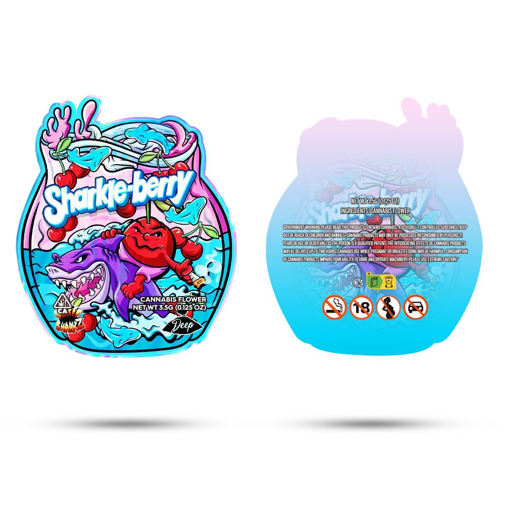 Sharkleberry Mylar Bags 3.5 Grams