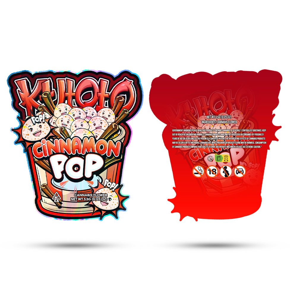 Kutoto Cinnamon POP Mylar Bags 3.5 Grams