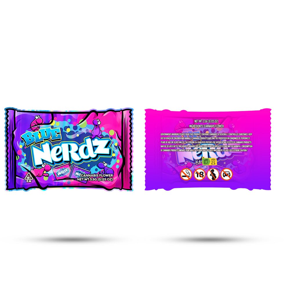 Blue Nerdz Mylar Bags 3.5 Grams