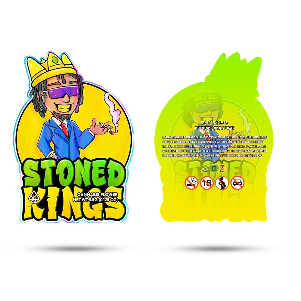 Stoned Kings Mylar Bags 3.5 Grams