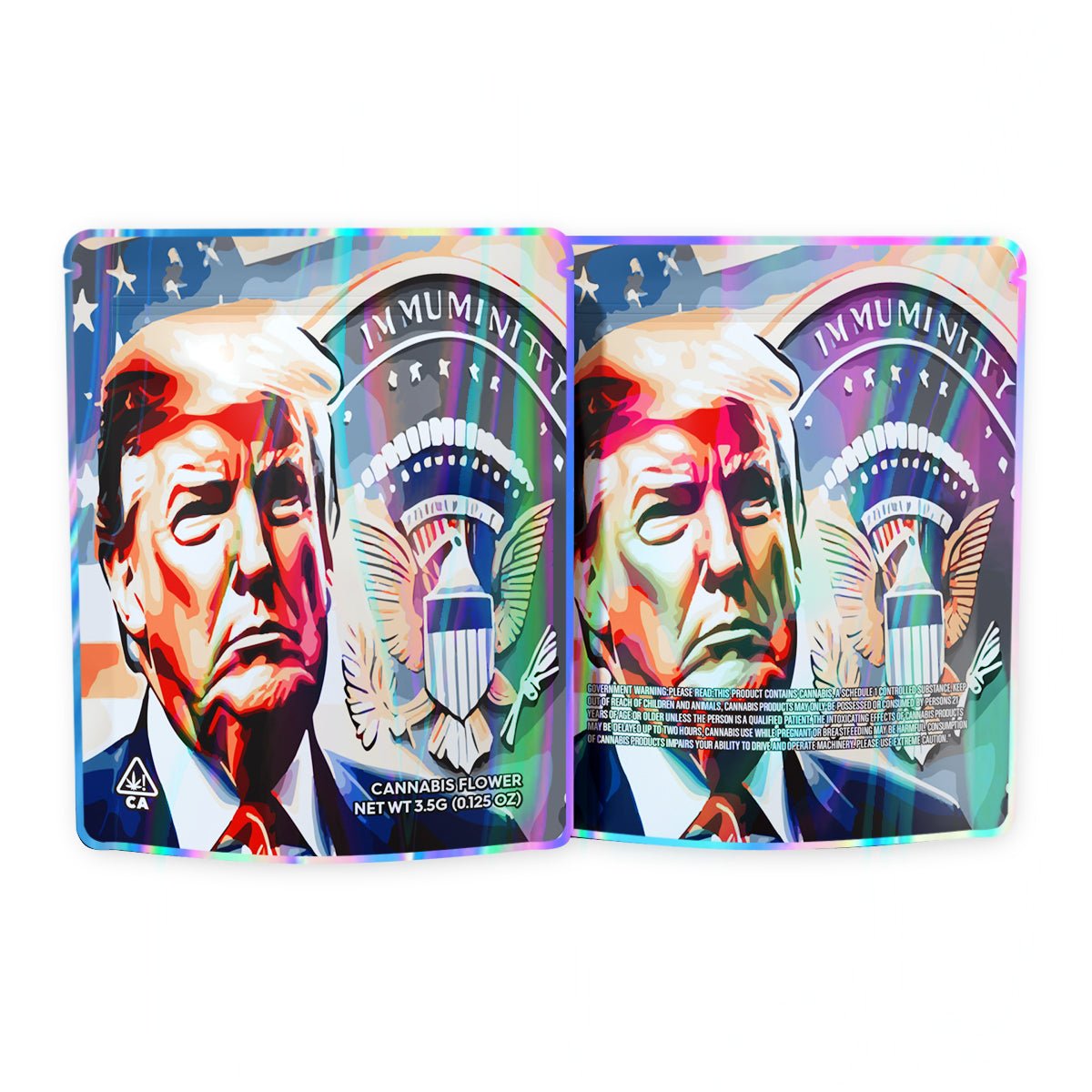 Make America Great Again Mylar Bags 3.5 Grams